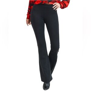 Yelete Flare Leggings Black Size Large NWT